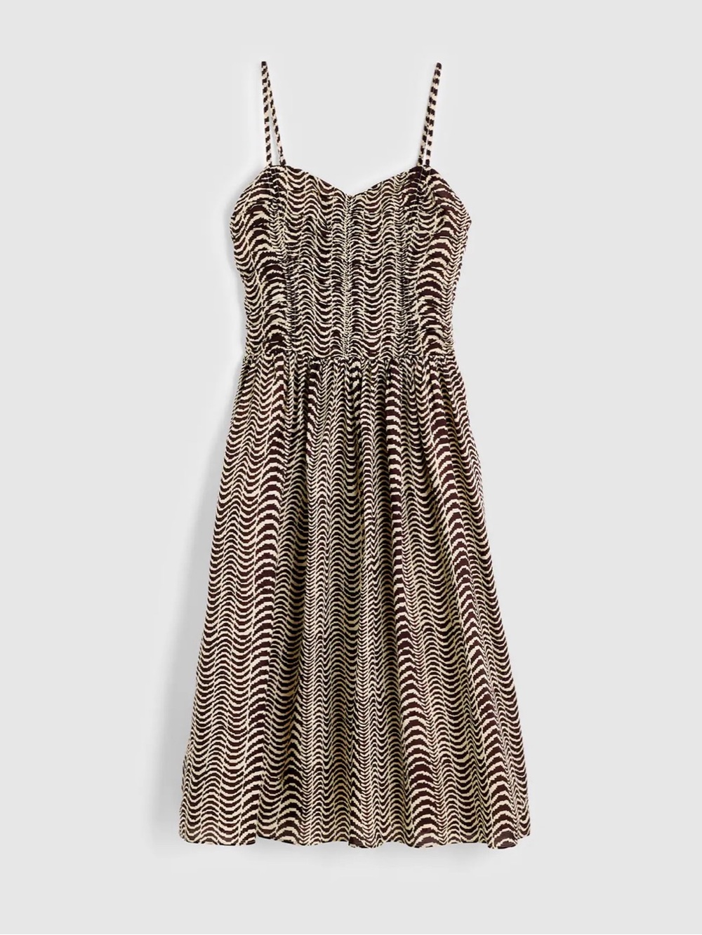 Madewell Ruched Midi Dress Size 14
